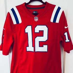 Red Tom Brady Jersey